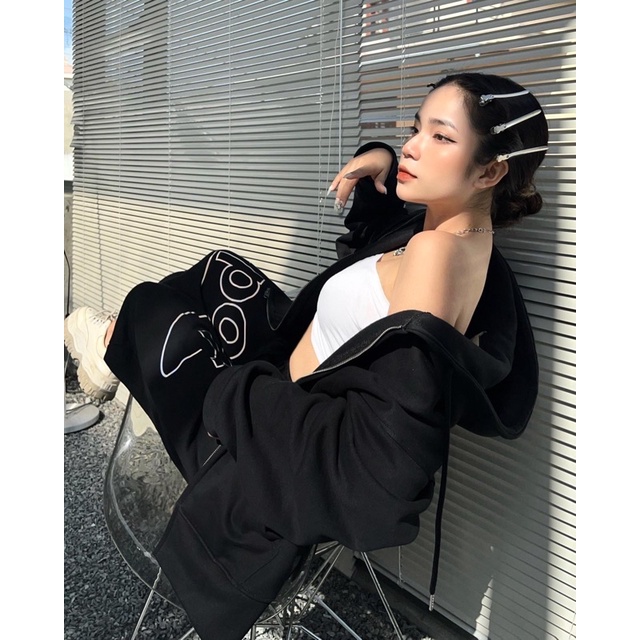SET BỘ BIG LOGO ZIP HOODIE POWR