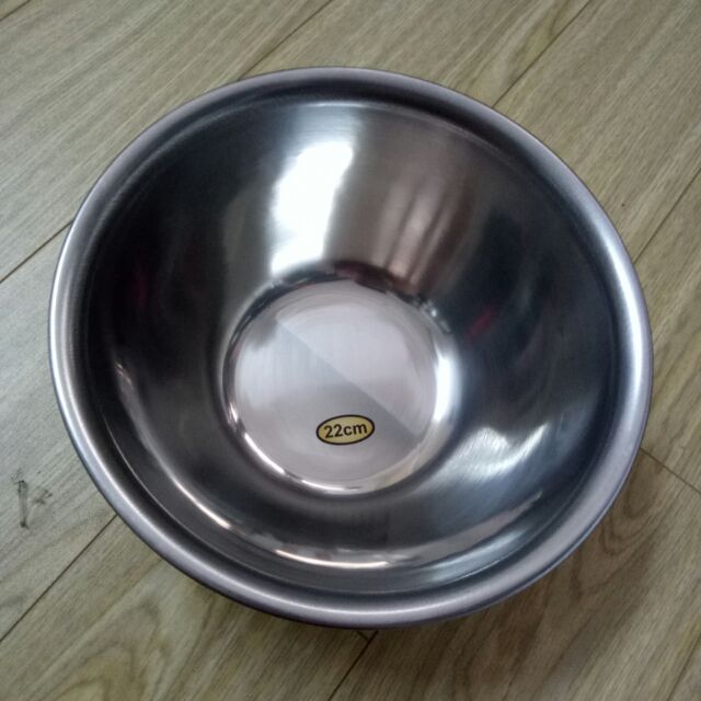 BÁT INOX DÀN CHO SPA SIZE LỚN 22CM