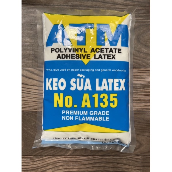 Keo sữa LATEX A135 keo dán thảm nhựa dán giấy smili