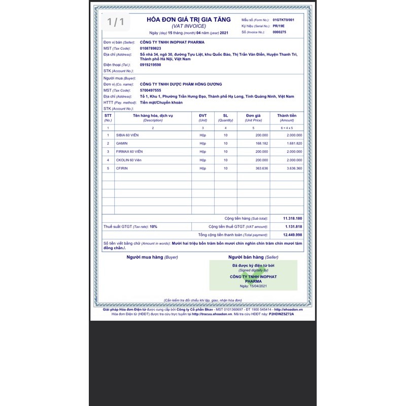 Nano Canxi GAMIN (Nhập khẩu Pháp)