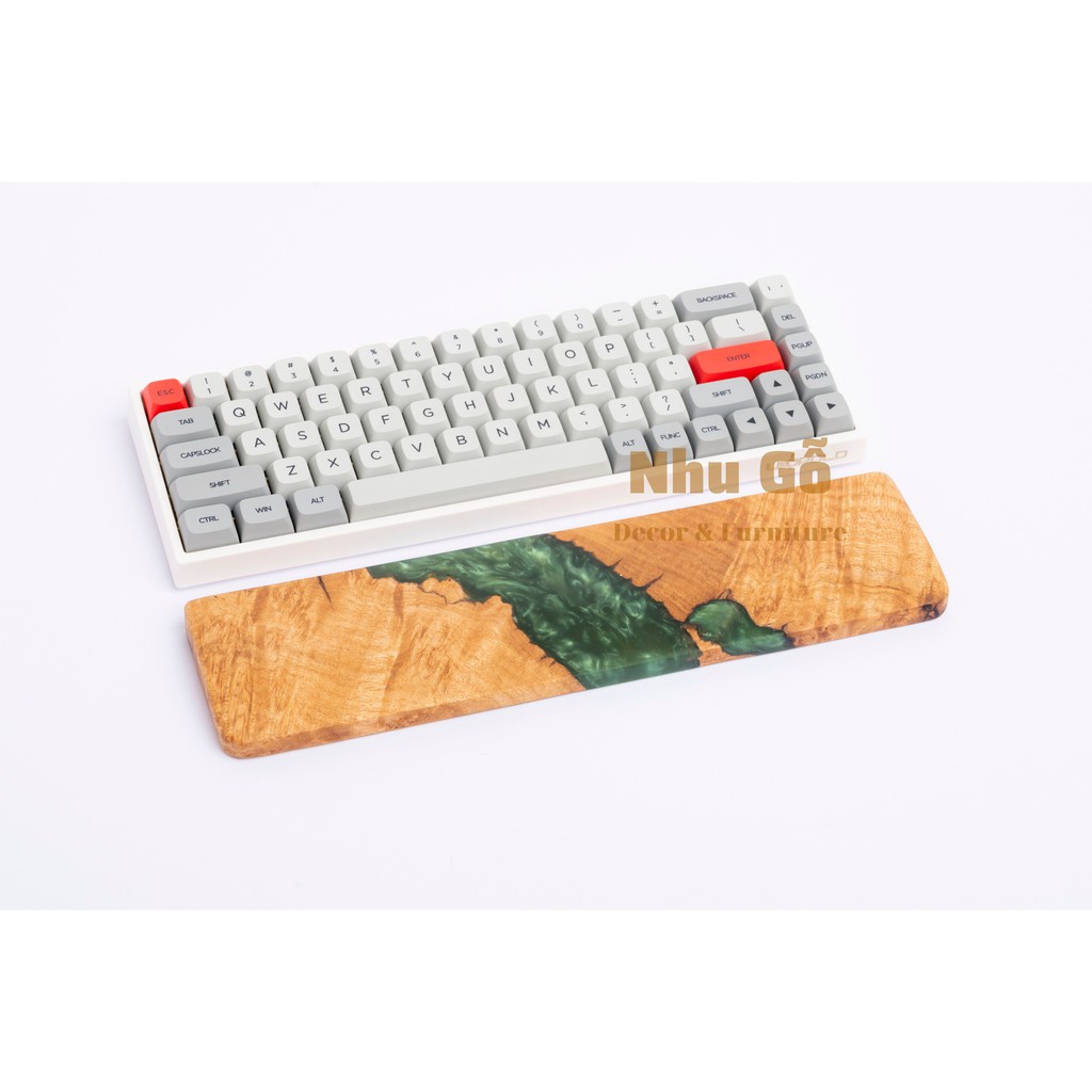 ❈⊙Kê tay bàn phím công thái học - Sản phẩm cao cấp từ gỗ nu quý hiếm và resin