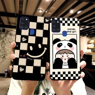 Ốp lưng Samsung Galaxy A21S in hình cao cấp mẫu kẻ caro,mikenbe@r siêu hot
