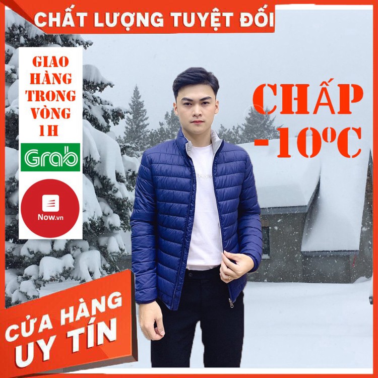 HÀNG NHẬP KHẨU -  [Tiền Nào Của Nấy] Áo phao nam hàng hiệu siêu nhẹ, lông vũ 2 mặt chống gió, chống nước nhiều màu cho n