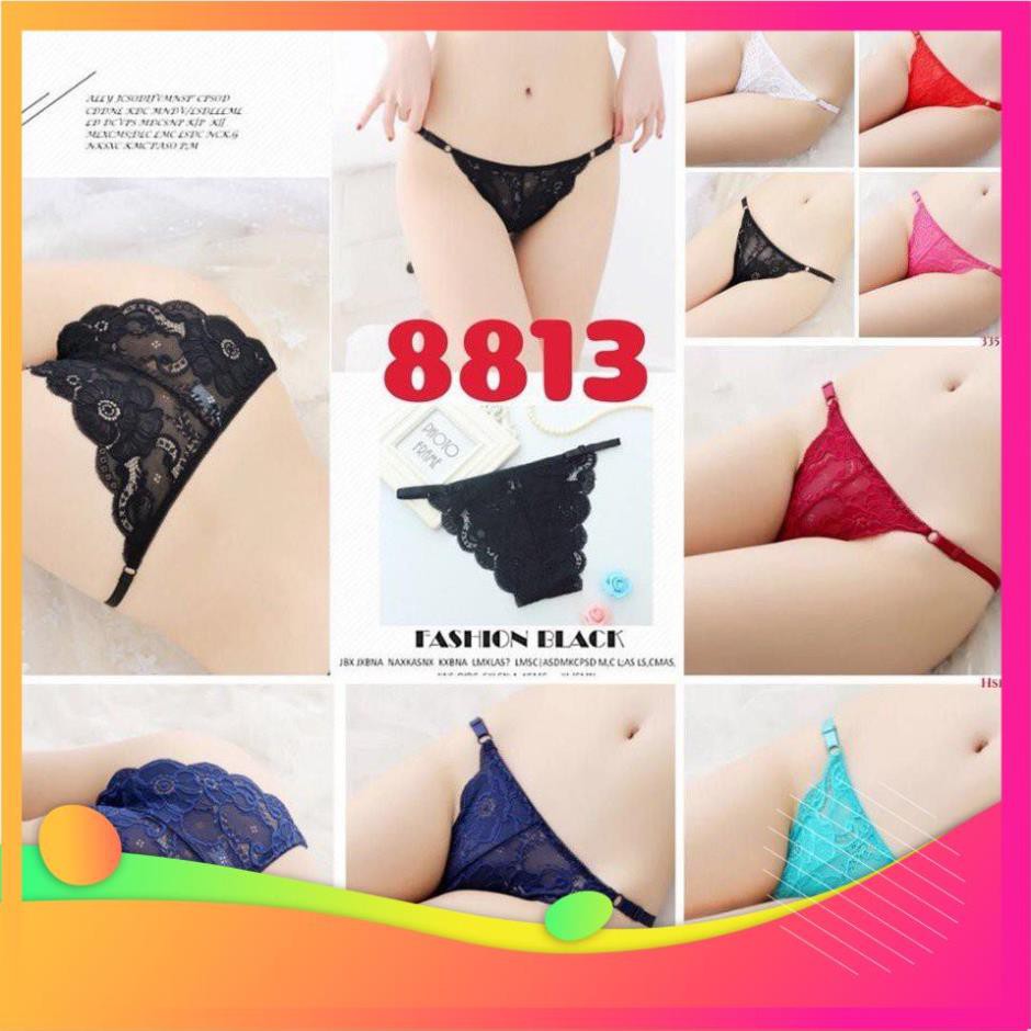[ COSPLAY SEXY KATA - HÀNG CAO CẤP ] Quần lót nữ ren siêu sexy 8813 (có điều chỉnh dây) | BigBuy360 - bigbuy360.vn