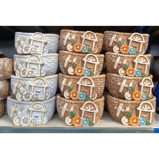 Chậu trồng sen đá _ Chậu thuyền