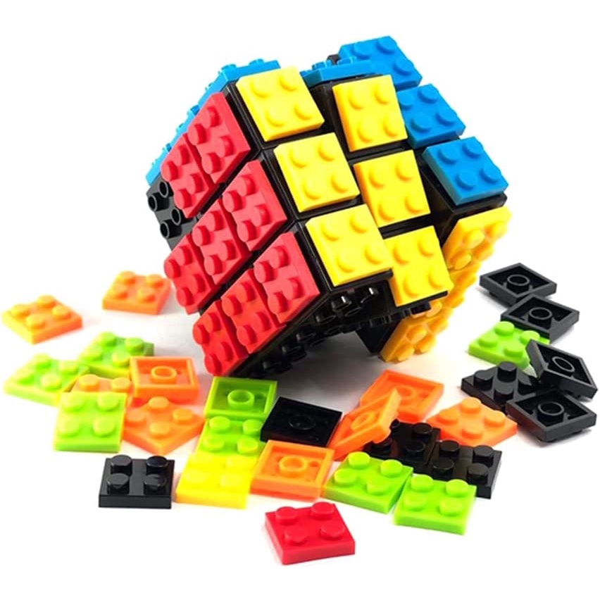 Đồ Chơi Khối Rubik 3x3 Trong 1 Màu Đen Giúp Rèn Luyện Trí Não