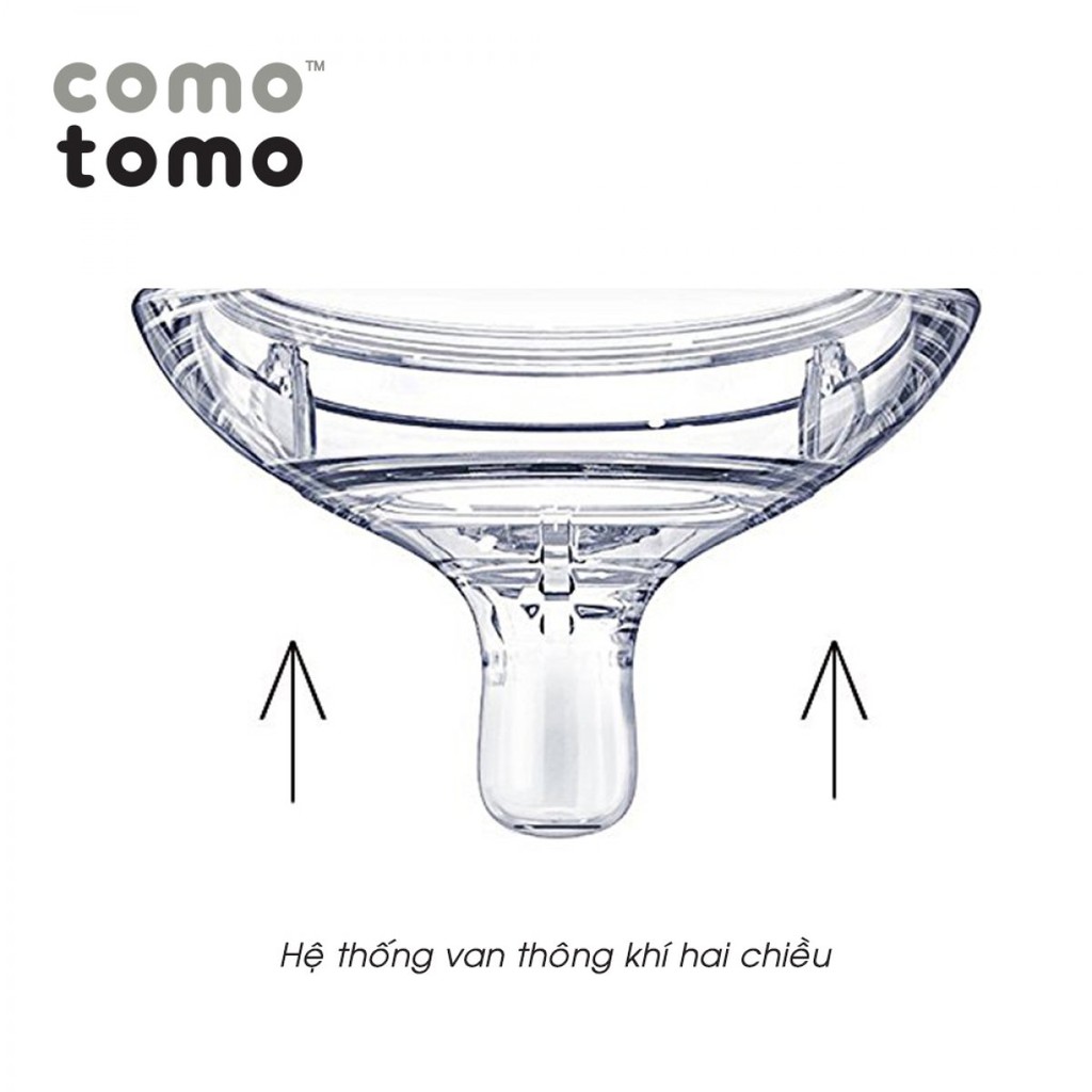 ❣️🐰Núm Ti Comotomo 1_2_3_Y Tia, Siêu Mềm chống sặc  Cổ Rộng Cho Bình SữaComotomo Silicone Y Tế Cao Cấp, Không BPA❣️🐰