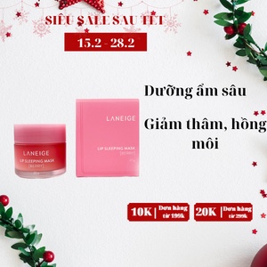 Mặt Nạ Giảm Thâm Môi Laneige Lip Sleeping Mask Berry 20gram Làm Hồng Môi, Dưỡng Ẩm