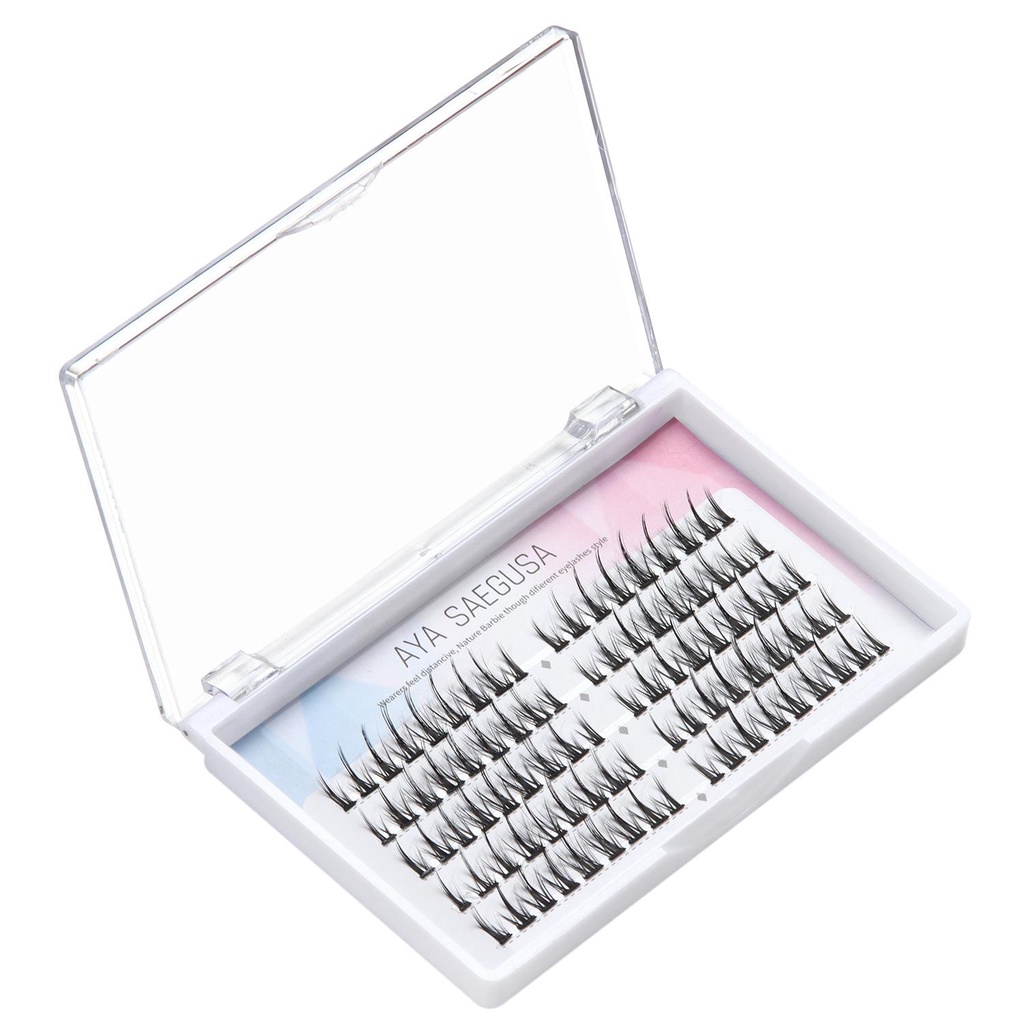 1 Cụm Lông Mi Giả Nối Dài Dày Tự Nhiên Phong Cách Lolita Nhật Bản DIY