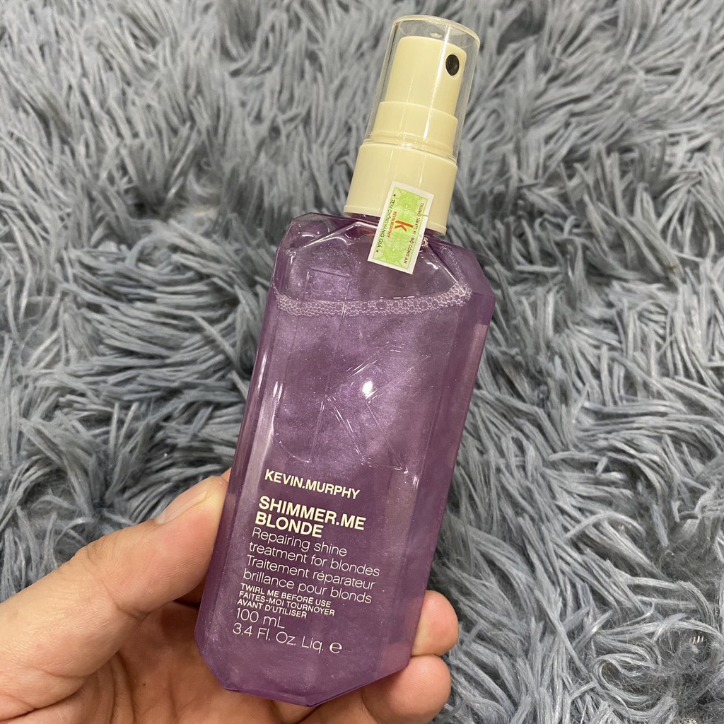 Xịt dưỡng bóng KEVIN.MURPHY SHIMMER.SHINE 100ml dành cho tóc nhuộm khói , xám , than chì,tẩy trắng tông lạnh