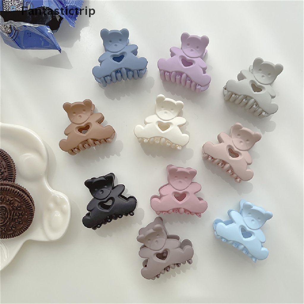 Kẹp Tóc Càng Cua / Rửa Mặt Hình Chú Gấu Đáng Yêu Cho Nữ