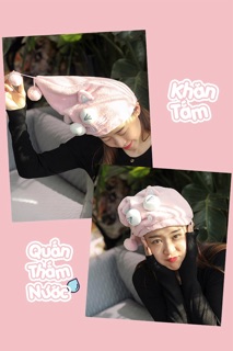 KHĂN TẮM QUẤN THẤM NƯỚC TÓC NHANH KHÔ