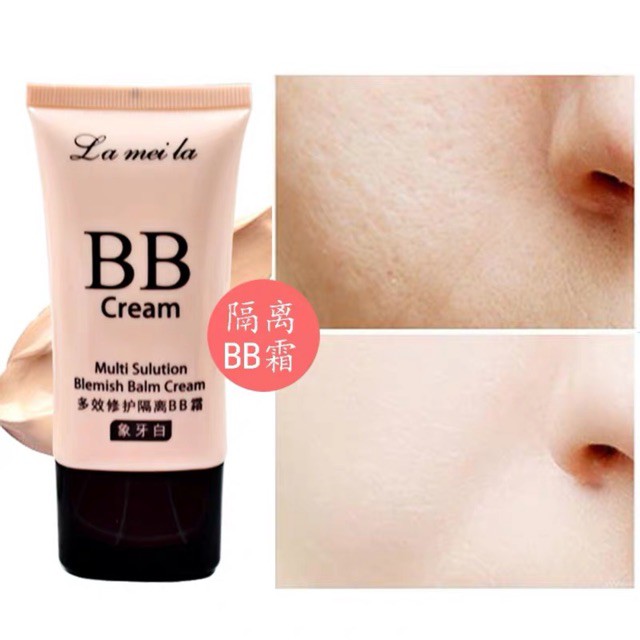 Kem Nền Trang Điểm Dưỡng Ẩm BB Cream Moisturing Lameila che khuyết điểm mềm mịn làm sáng da nâng tông mặt