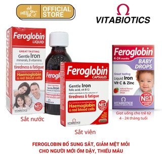 Viên uống bổ sung sắt b2 feroglobin hộp 30v