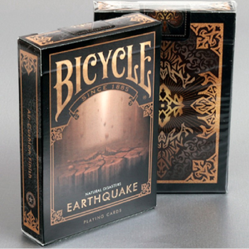 Bộ Bài Bicycle Động Đất, Bộ Bài Bicycle Natural Disasters Earthquake Playing Cards, Trò Chơi Thẻ Ma Thuật, Đạo Cụ Ảo Thuật Cho Nhà Ảo Thuật