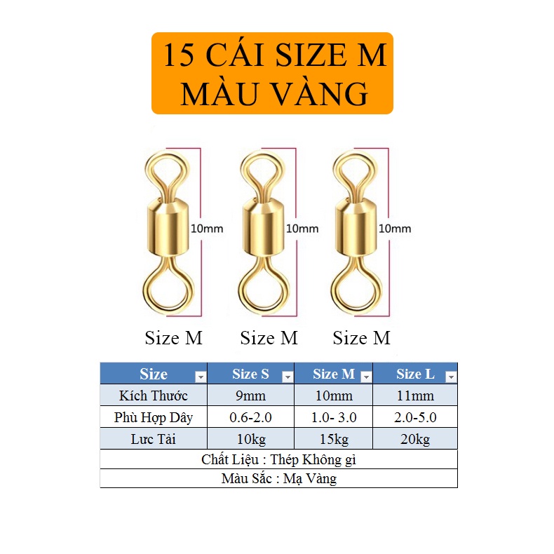 Khóa Số 8, mani số 8,Link câu cá hình số 8 Chuyên Phụ kiện câu đài Săn Hàng - AA68