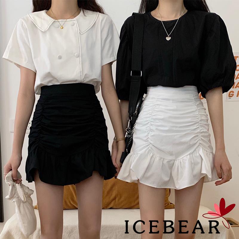 Chân Váy Nữ Lưng Cao Xếp Ly Thời Trang