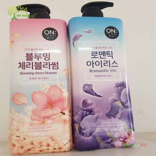 🍁Sữa tắm On The Body  Blooming Cherry Blossom Body Wash 875ml🍁