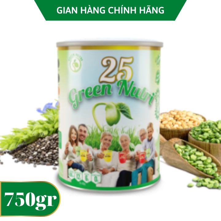 [Chính Hãng] Combo Lon & Hộp Sữa hạt ngũ cốc 25 Green Nutri