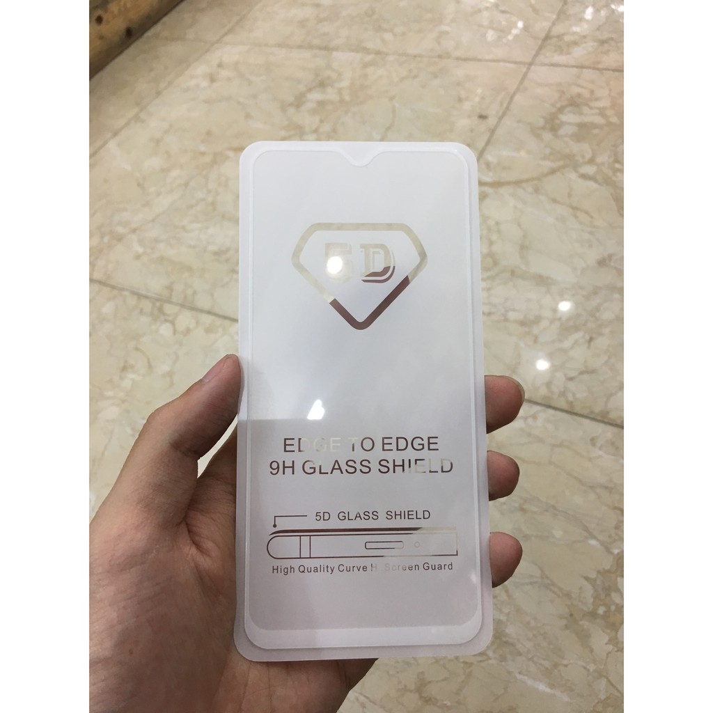 kính cường lực full màn oppo f9 trắng