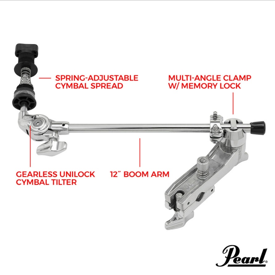 Kẹp treo Cymbal Pearl CLH70 - Tay arm boom gắn chân trống jazz - chính hãng