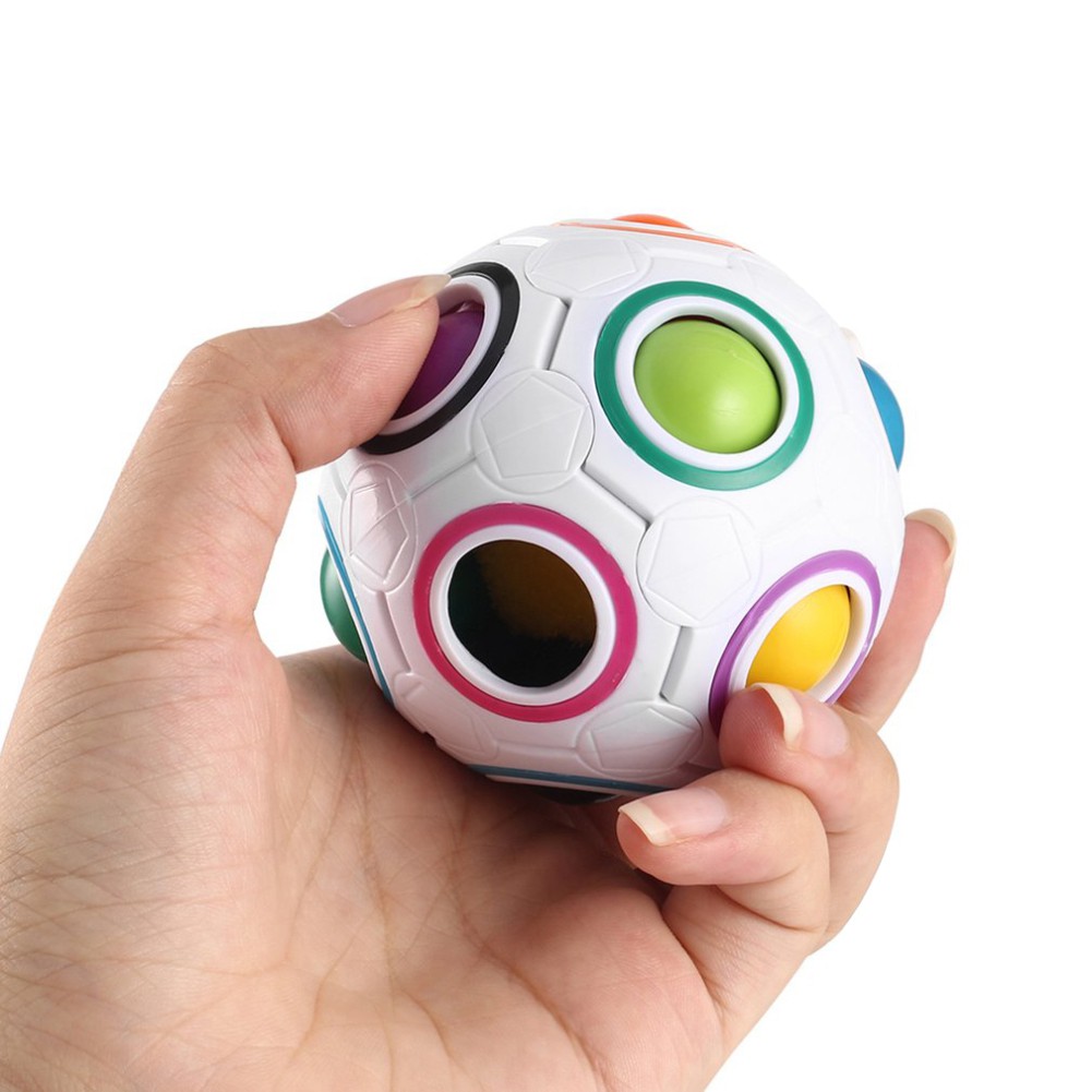 Rubik biến thể Rainbow Ball Magic - Đồ chơi giao dục phát triển trí não