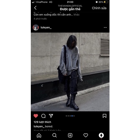 Áo “TVD OMBRE GREY SWEATER”