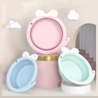Chậu rửa mặt gập gọn hình đáng yêu cho bé