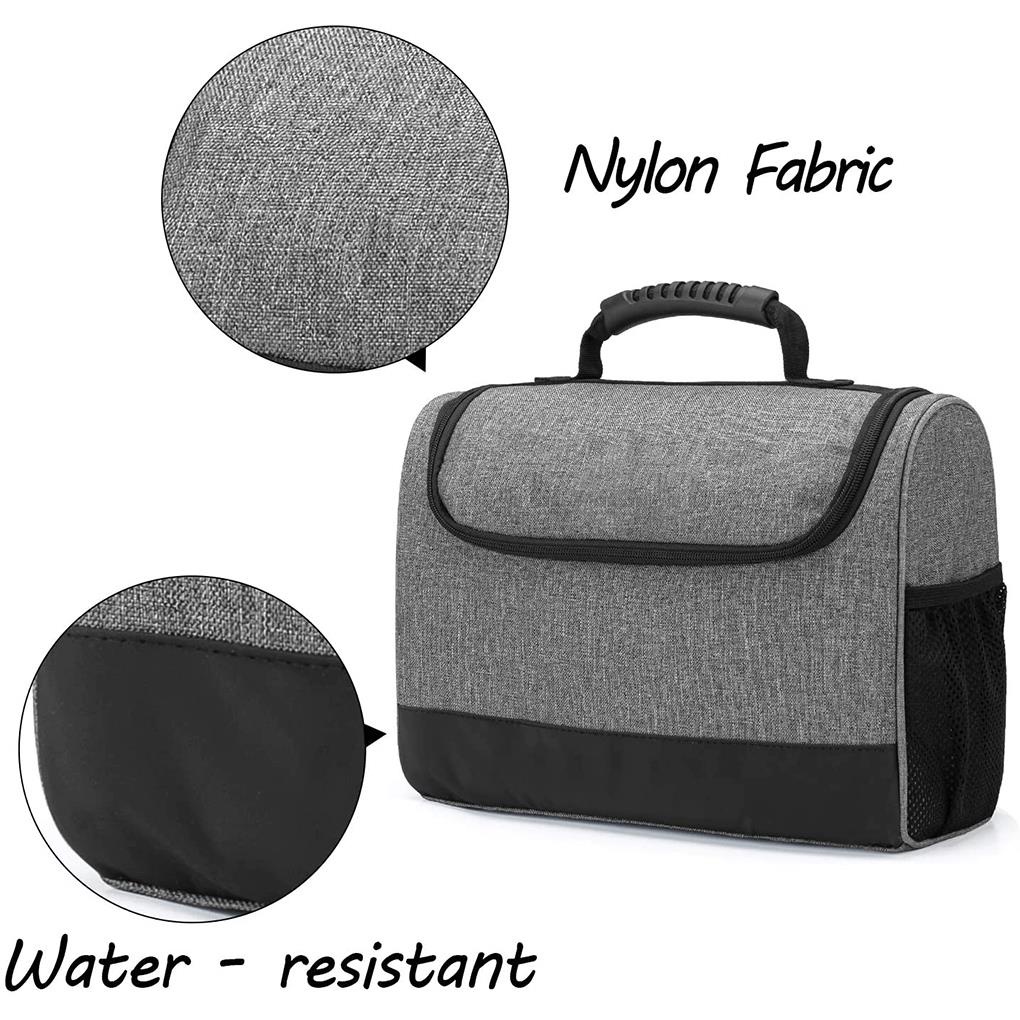 [Coco] Portable Bartender Kit Bag Storage Pouch with Side Pockets Drink Bottle Spoon Pourer Case Kitchen Organizer