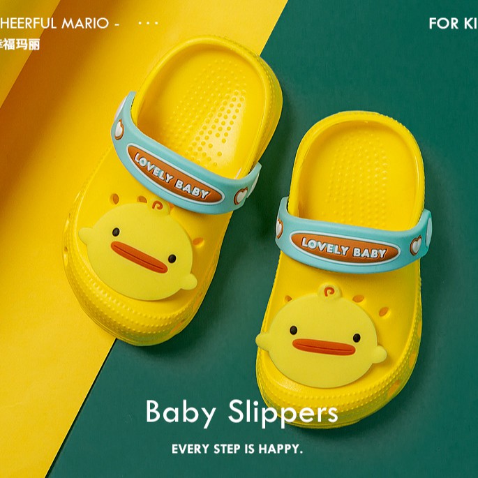 Giày tập đi cho bé Giày bít lỗ đế mềm chống trượt họa tiết dễ thương dành cho bé trai và bé gái dép cho bé