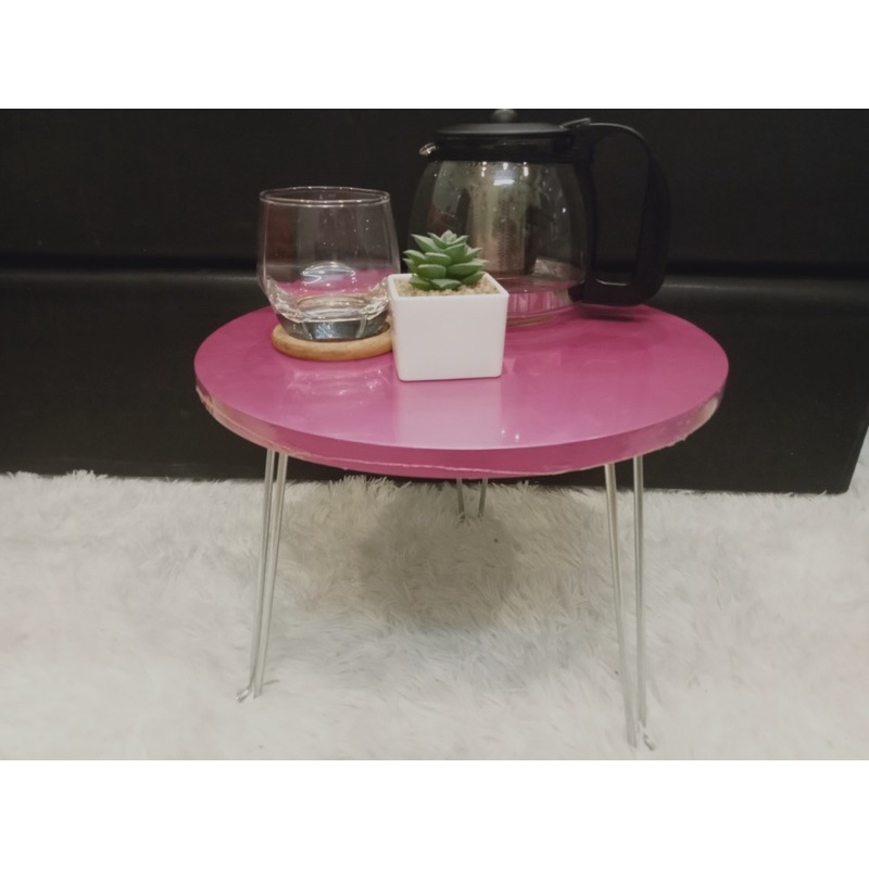 Bàn Bệt Gỗ Tròn Gấp Gọn,Bàn cafe , Bàn học, Bàn thông minh