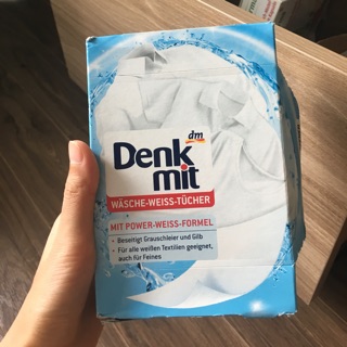 Miếng giặt tẩy trắng quần áo Denkmit - Đức