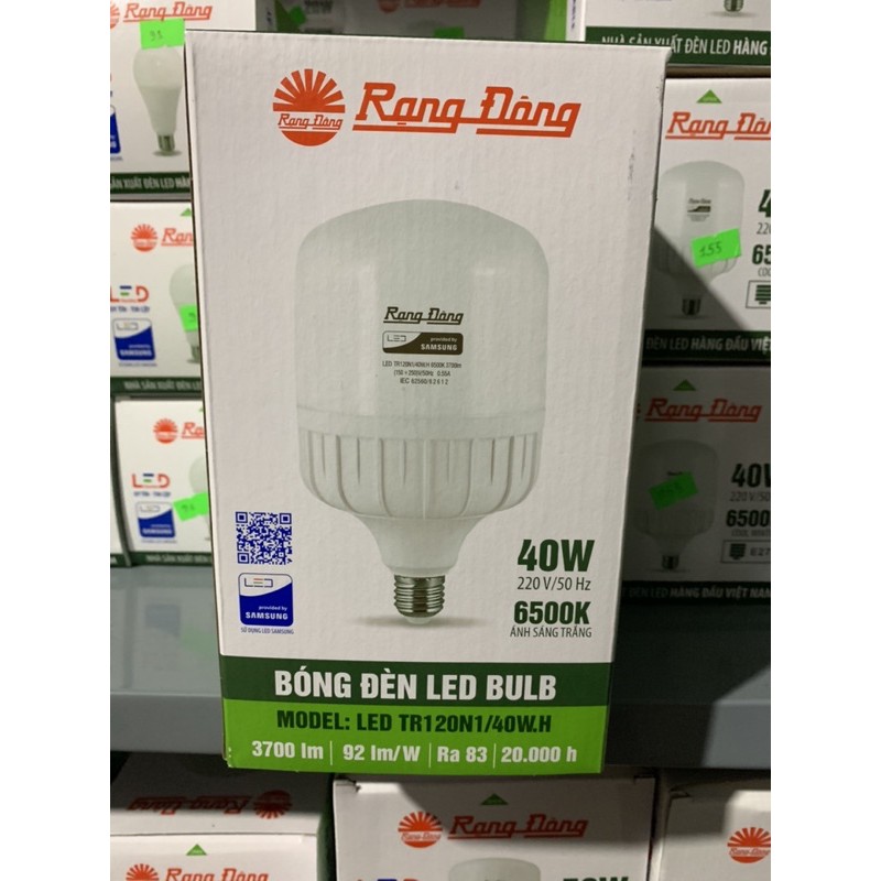 Bóng đèn led bulb Rạng Đông 5w 7w 9w 12w 15w 20w 30w 40w 50w