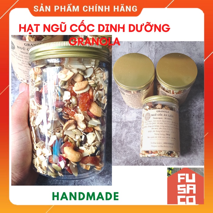 Homemade Granola - Ngũ cốc ăn kiêng (Không đường)