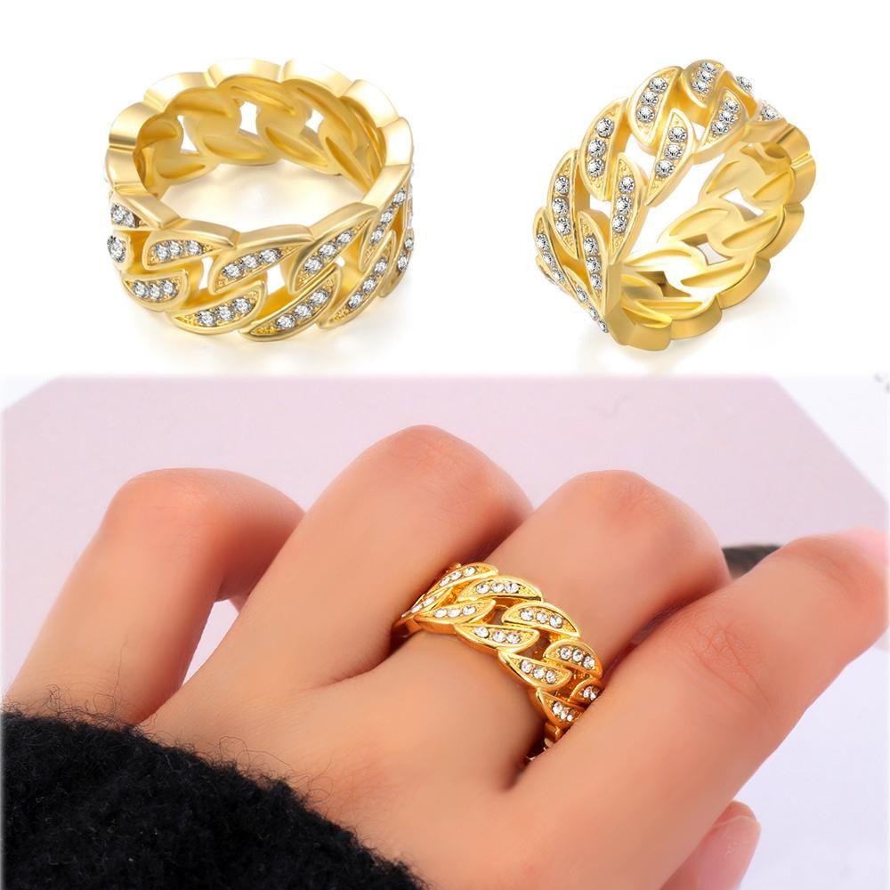 Son Môi MAXG Cuban MAXG Cuban Chất Lượng Cao|Nhẫn Cưới Đính Đá Lấp Lánh Sang Trọng Rộng 10mm