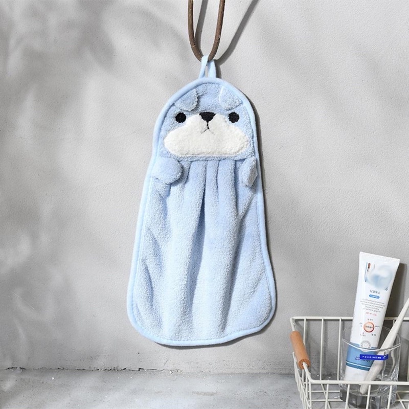 Khăn lau tay treo tường siêu thấm ( shop giao màu ngẫu nhiên  )