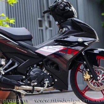 Tem Chế Exciter Y15ZR 150 Đen Phối Đỏ - Tem Rời