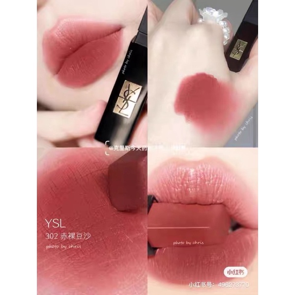 Son YSL vỏ đen Slim Matte 301,302,306,308,312,313  - Son Ysl Velvet Radical