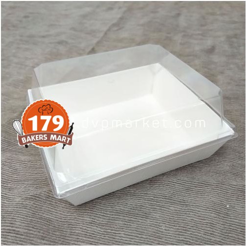 Hộp Giấy Vuông ( Trắng )