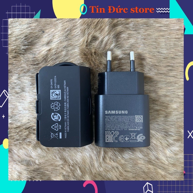 (100% chính hãng) Bộ sạc nhanh Samsung 25W typeC cho S20/S20+/S20Ultra/ note 10/ note10+/... và nhiều dòng máy khác.
