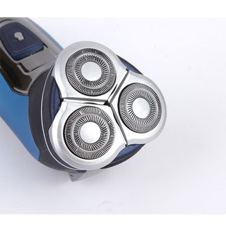 máy cạo râu kemei 3 lưỡi tròn hoạt động mạnh mẽ