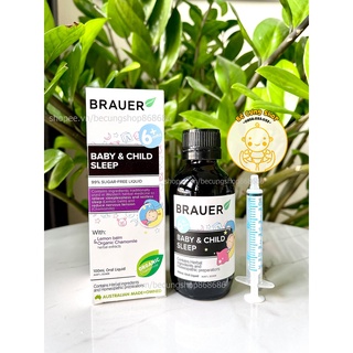 Siro ngủ ngon brauer baby & child sleep giúp bé ngủ ngon 100ml