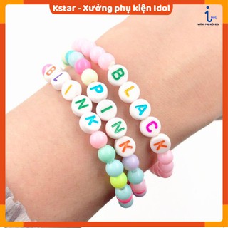 Vòng tay chuỗi hạt Black Pink