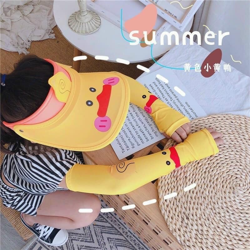MŨ CHỐNG NẮNG NỬA ĐẦU HÌNH THÚ NGỘ NGHĨNH CHO BÉ
