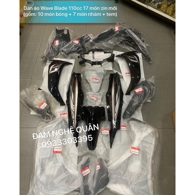 Bộ dàn áo Wave Blade 110cc 17 món  zin hãng mới 100% 💰 3,900,000 VND / 1 bộ y hình