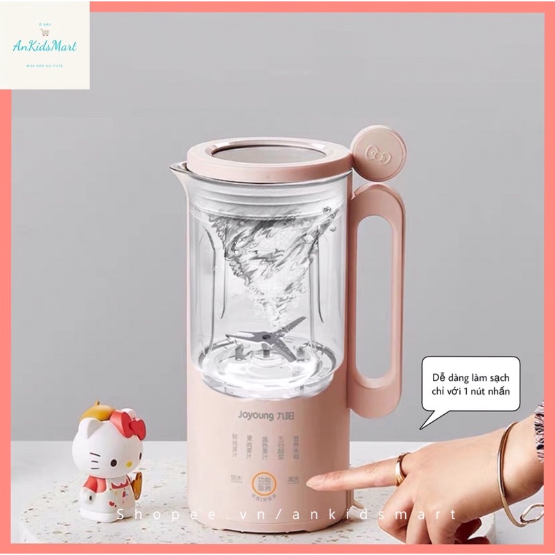 Máy làm sữa hạt mini đa chức năng Joyoung Line Friends L4-L971XK Hello kitty màu hồng siêu xinh