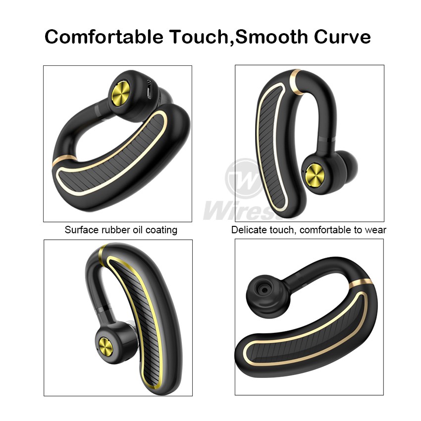 Tai Nghe Nhét Tai Không Dây Kết Nối Bluetooth Có Micro Phong Cách Thể Thao