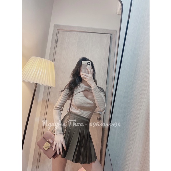 [Mã 2611THTRANG100K hoàn 10% xu đơn 99K] Áo len khoét ngực | BigBuy360 - bigbuy360.vn