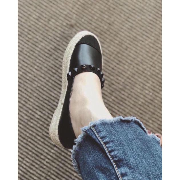 MỚI -  Giày slip-on đế cói viền đinh siêu chất mã T225 | BigBuy360 - bigbuy360.vn