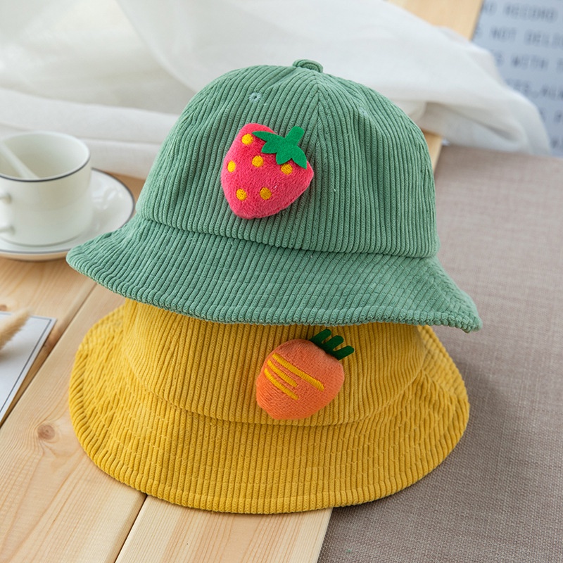 Mũ vành tròn cho bé hình trái cây siêu xinh siêu dễ thương cho bé trai bé gái 1- 4 tuổi
